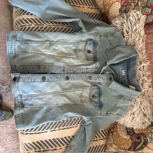 Lee Women's Light Blue Denim Jacket Medium